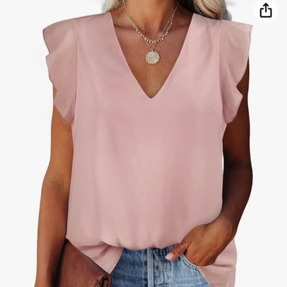 Women’s V neck blouse size Medium